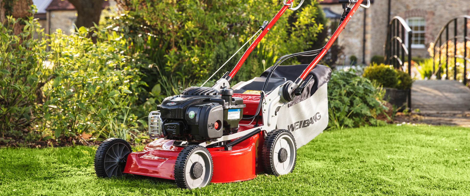 扬州维邦benza 21寸钢底盘手推式草坪机 b537scv